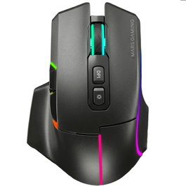 Mars Gaming MMW-VECTOR Ratón Inalámbrico Tri-mode Negro